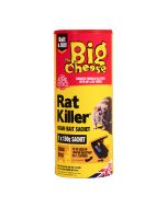The Big Cheese Rat Killer - Grain Bait Sachet, Effective Highly Palatable Bait