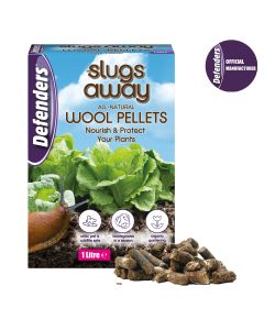 STV051 Defenders Slugs Away® Wool Pellets (Slug Deterrent Protect Gardens and Plants) 