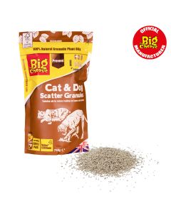 The Big Cheese Cat & Dog Scatter Granules 750g - Refill,  Prevents Digging & Fouling