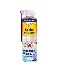 Zero In Spider Freeze Spray - 500ml, Poison-Free, Spider Control