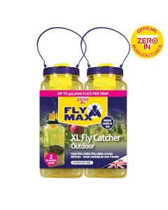 Zero In Fly Max XL Fly Catcher - Twinpack, Effective, Refillable