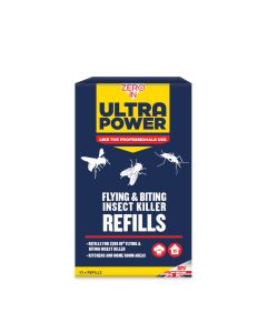 Zero In Ultra Power Flying & Biting Insect Killer Refills - 10-Pack, Poison-free solution for protecting home, kitchen and commercial areas