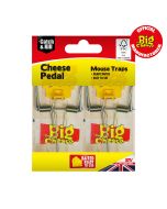 STV100 The Big Cheese Cheese Pedal Mouse Traps - Ready-to-Use Twinpack,STV100 The Big Cheese Cheese Pedal Mouse Traps - Ready-to-Use Twinpack