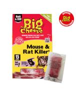 STV223 The Big Cheese Mouse & Rat Killer² Pasta Sachets - 15 Pack - Fast Acting,STV223 The Big Cheese Mouse & Rat Killer² Pasta Sachets - 15 Pack - Fast Acting