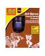The Big Cheese Jet Spray, PIR activated water-jet deterrent protects ponds and other vulnerable garden areas