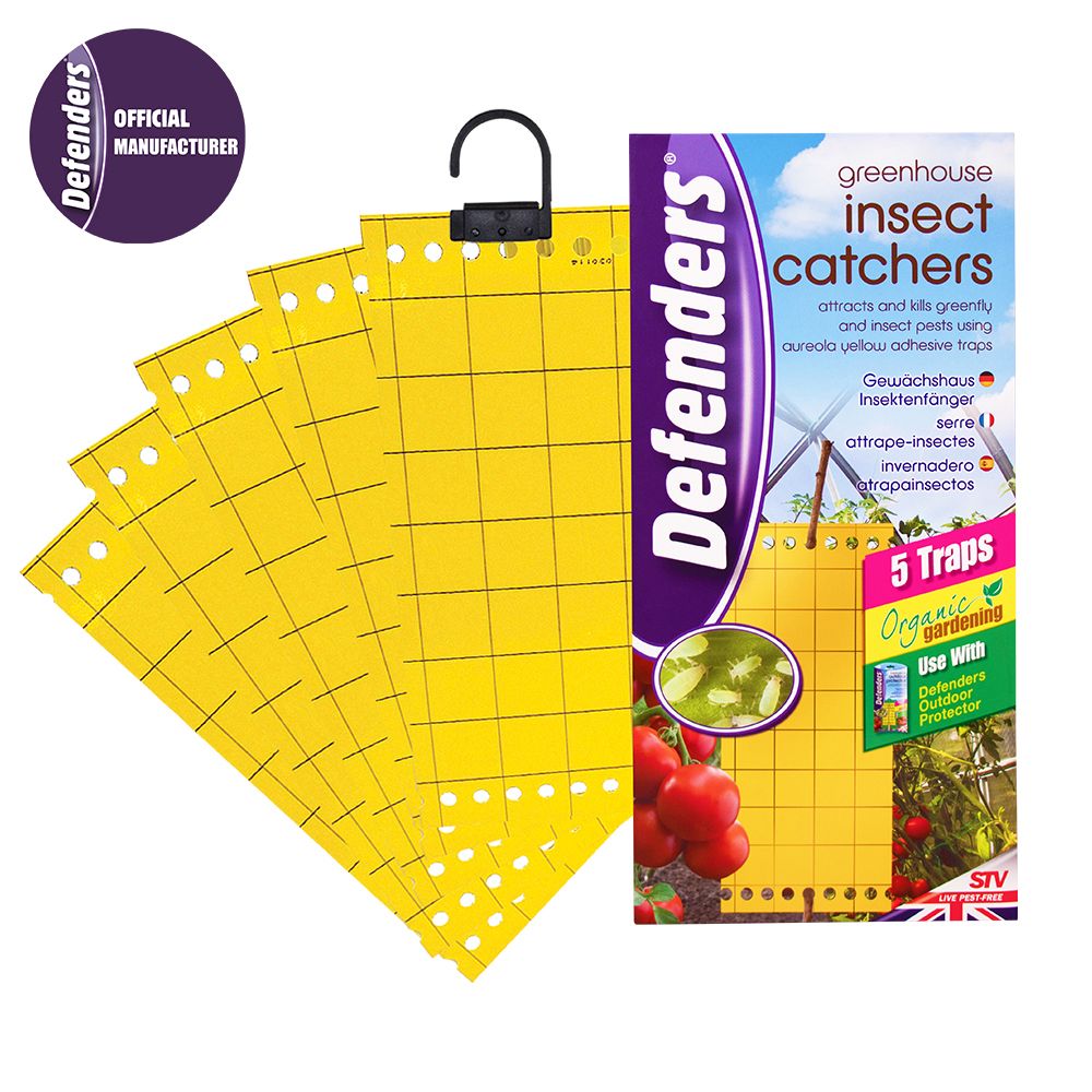STV017 Defenders Greenhouse Insect Catcher - 5 Traps - Inserts for STV013,STV017 Defenders Greenhouse Insect Catcher - 5 Traps - Inserts for STV013