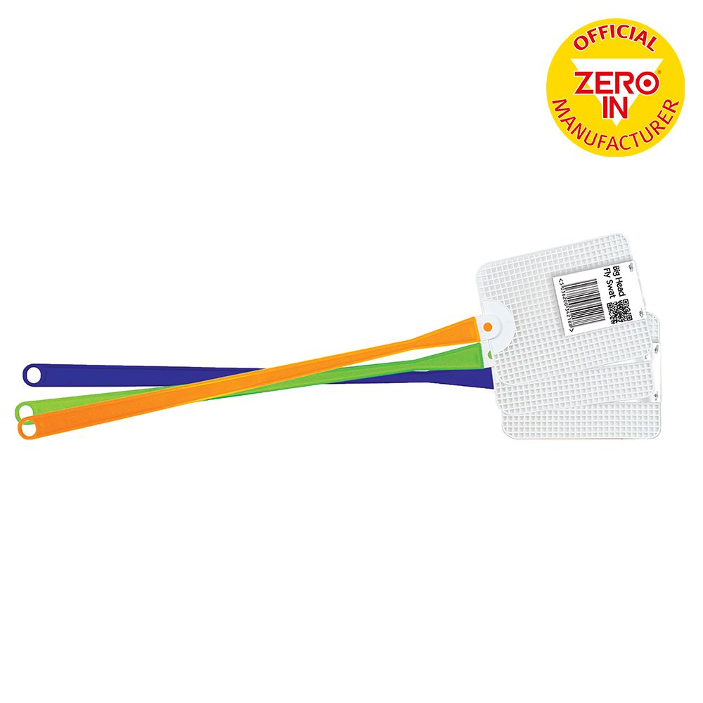 STV216 Zero In Big Head Fly Swat - Effective Durable Swat for Killing Flying Insects