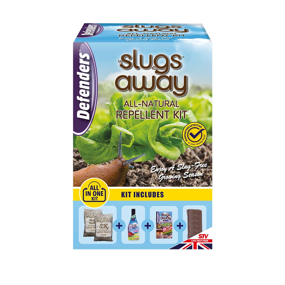 Defenders Slugs Away All-Natural Repellent Kit. Prevent Reinfestations. 