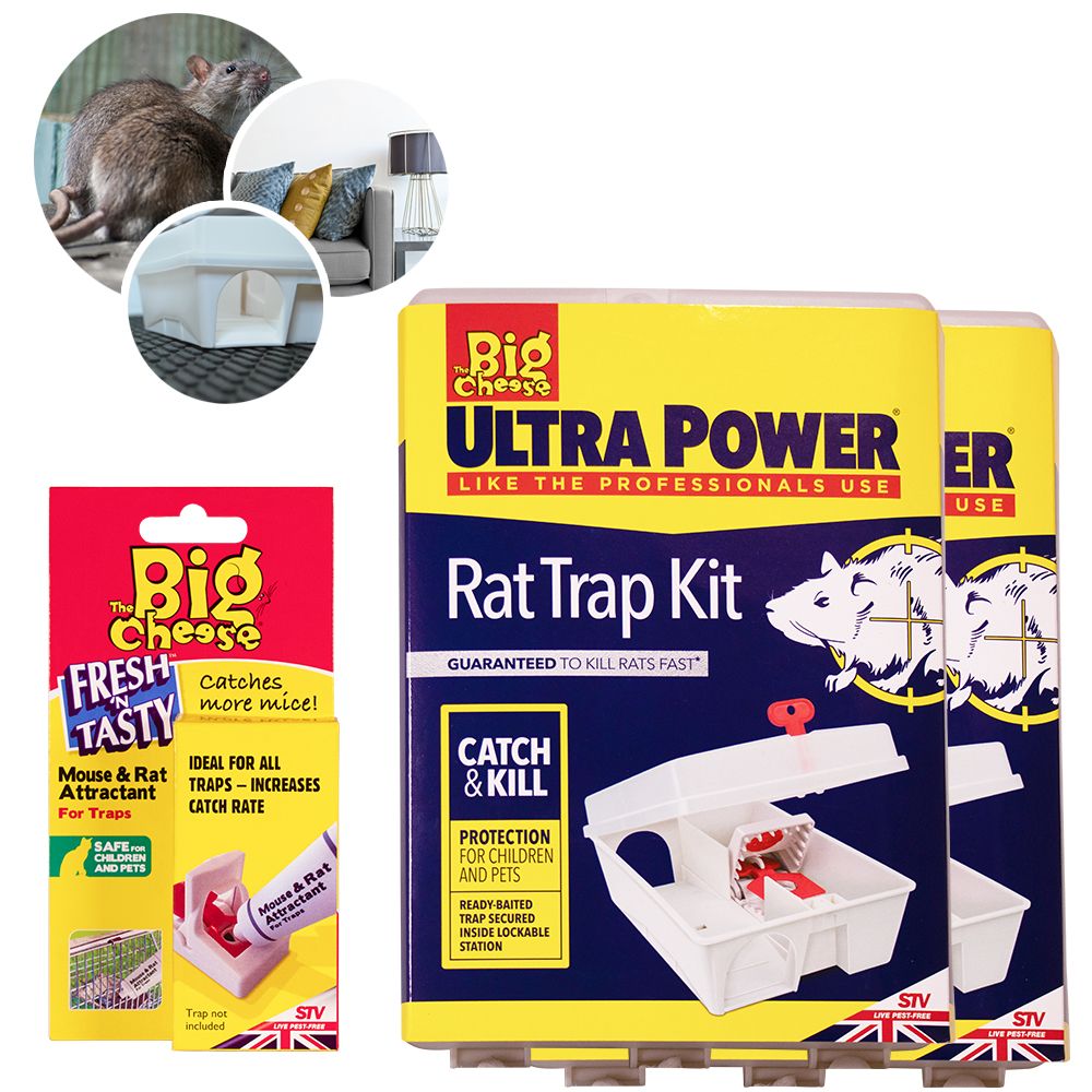COM135 Ultra Power Traps For Indoor Rat Control