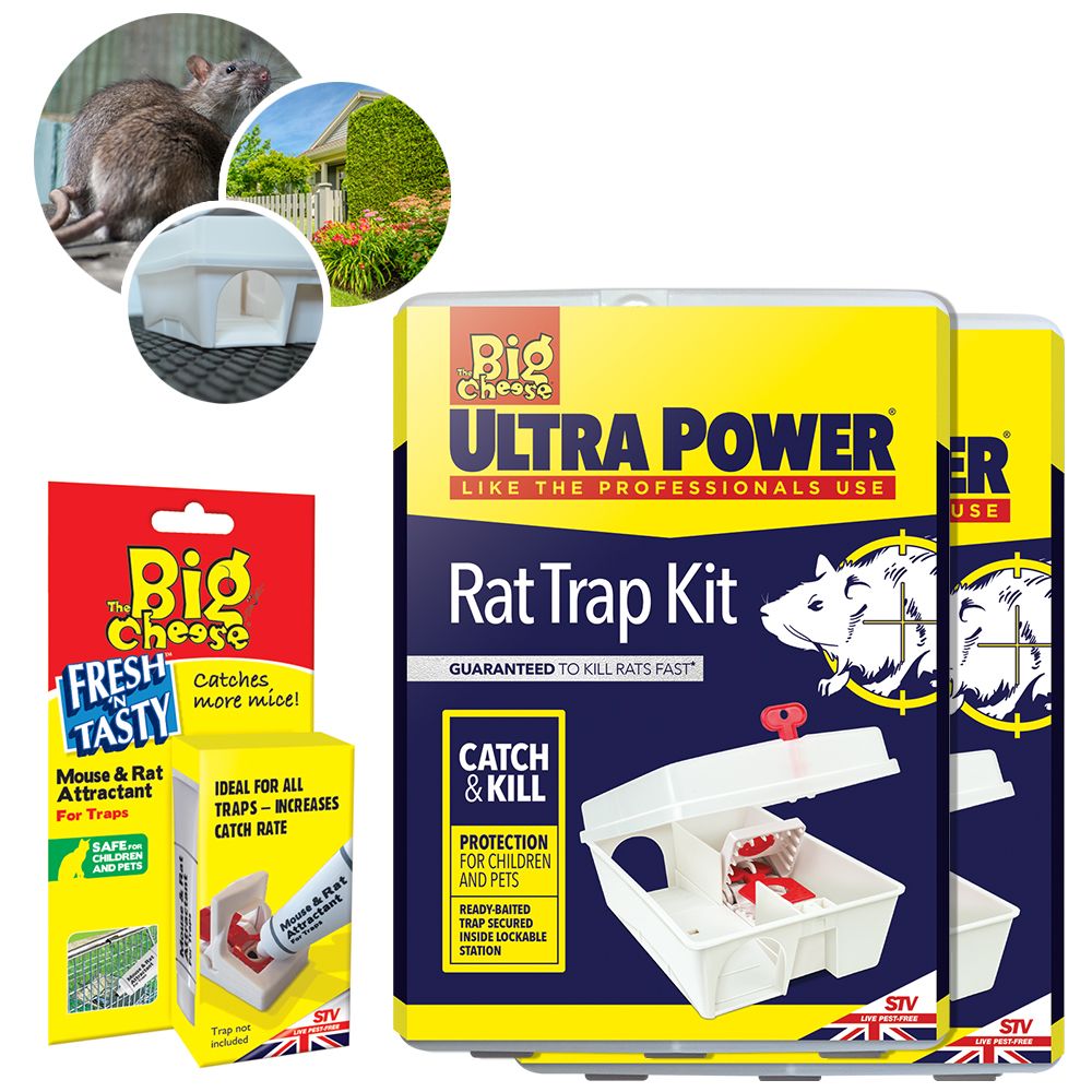 COM138 Ultra Power Trap Kits To Eliminate Rats From Your Garden