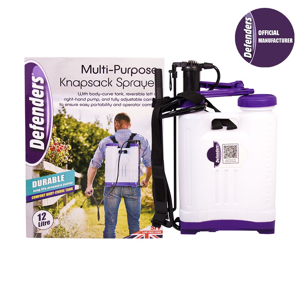 STV030 Defenders Knapsack Multi-Purpose Backpack Pressure Sprayer with Lance - 12L