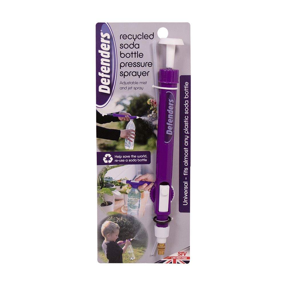STV036 Defenders Re-Cycled Soda Bottle Pressure Sprayer - Adjustable & Easy-to-use