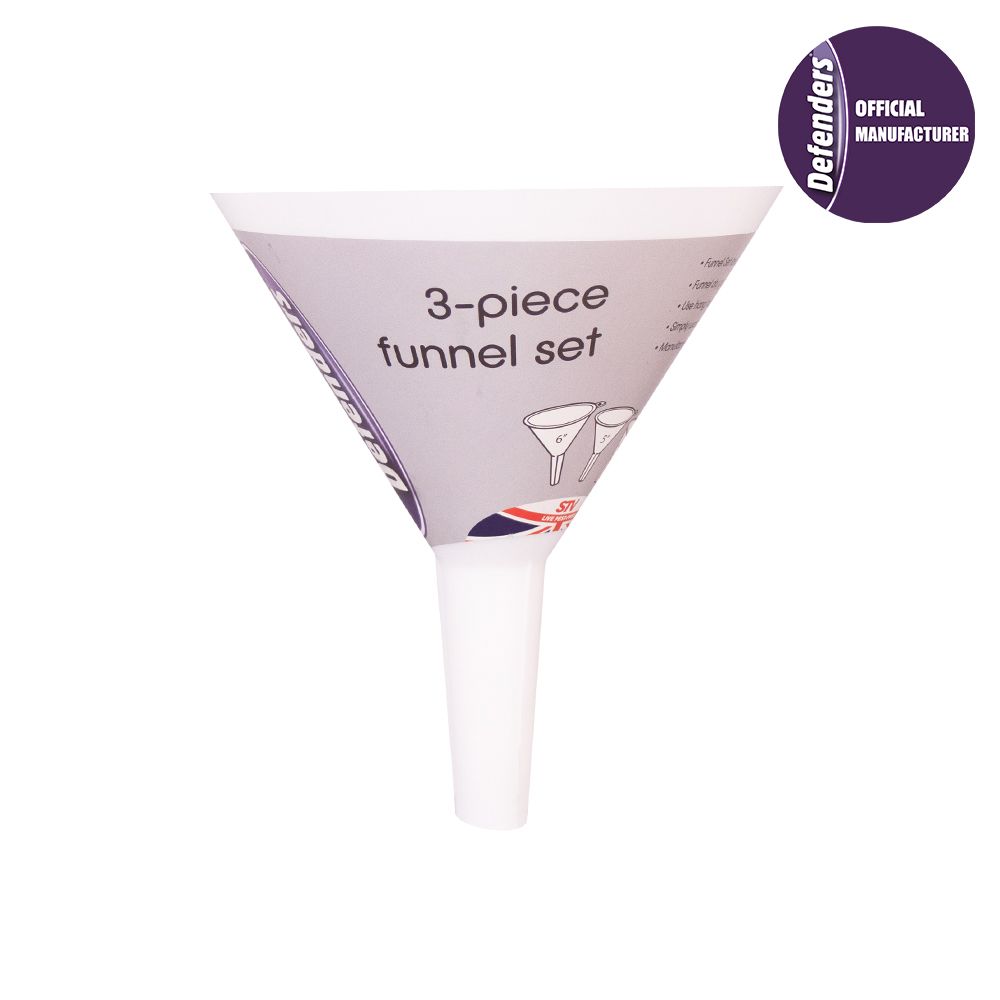 STV038 Defenders Funnel Set 3 Piece - Various Sizes for Accurate Funelling