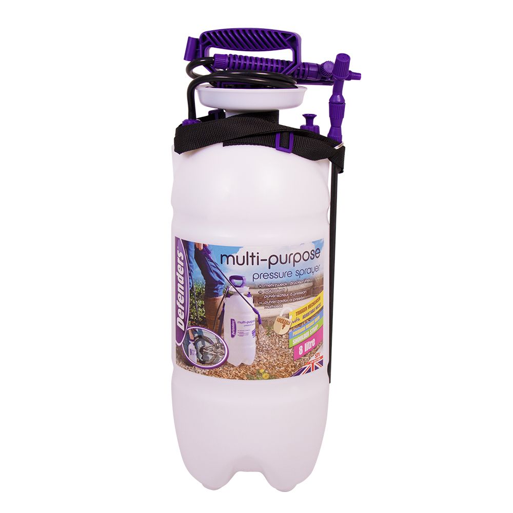 Defenders Multi-Purpose Easy Carry Garden Pressure Sprayer - 8Ltr