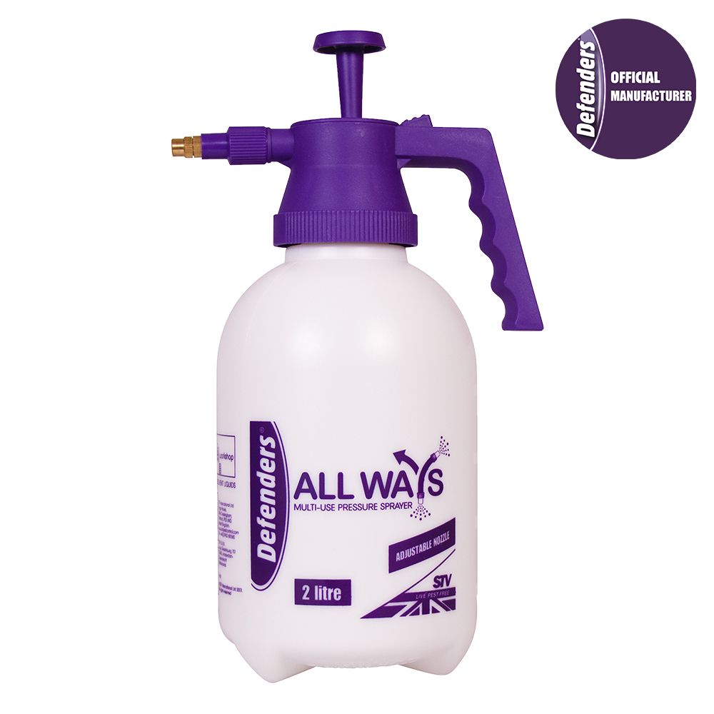 STV091 Defenders All Ways Multi-Use Home & Garden Pump Action Pressure Sprayer - 2L