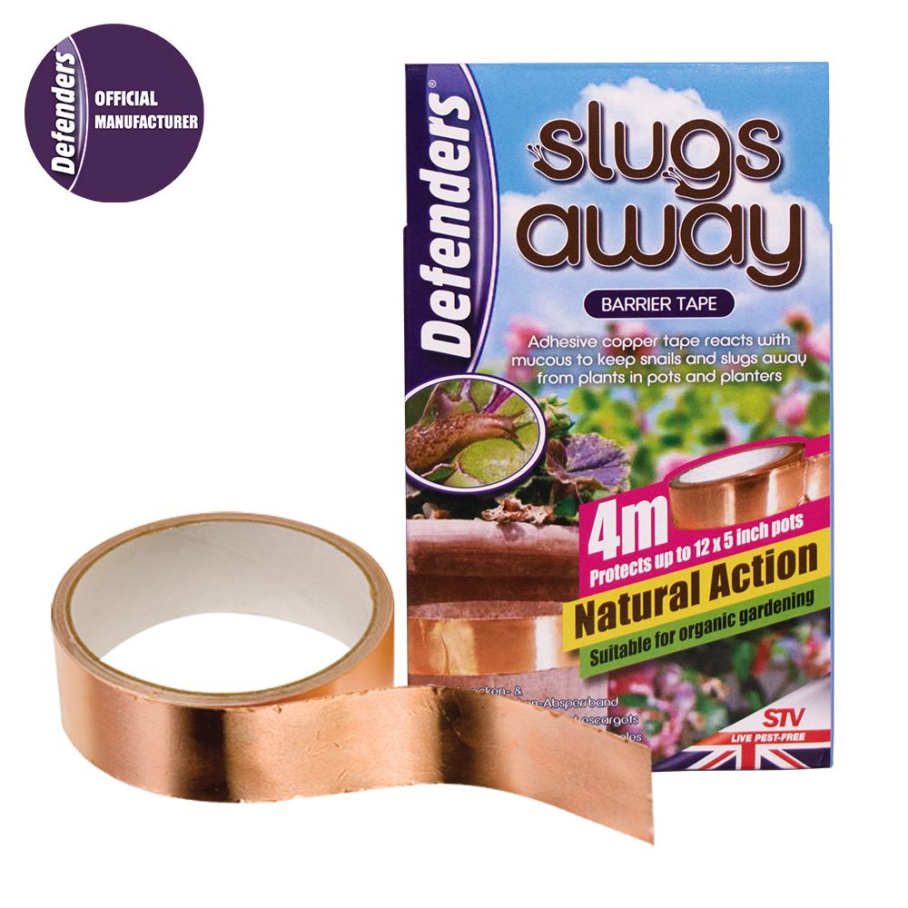 STV097 Defenders Slugs Away® Barrier Tape Natural Slug and Snail Deterrent - 4m,STV097 Defenders Slugs Away® Barrier Tape Natural Slug and Snail Deterrent - 4m