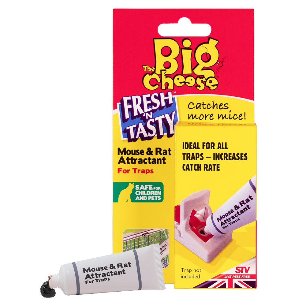 The Big Cheese Fresh 'n Tasty Mouse & Rat Attractant , Natural, Poison-Free Bait