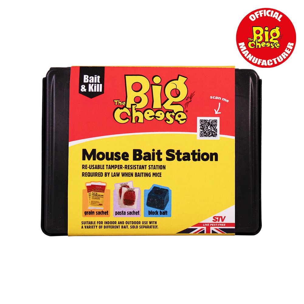 The Big Cheese Tamper Resistant Mouse Bait Station, Easy-to-use