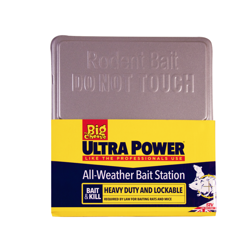 The Big Cheese Ultra Power All-Weather Bait Station - Housing For Rodenticides