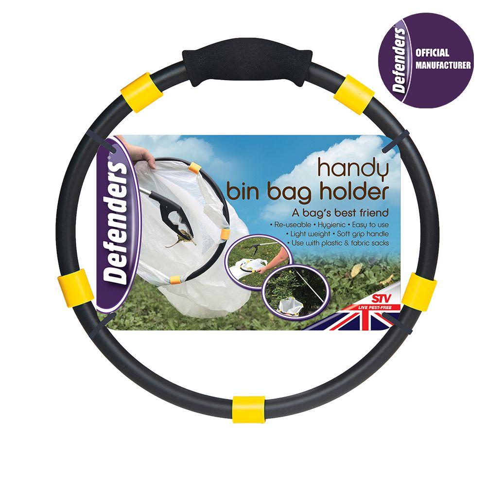STV331 Defenders Handy Bin Bag Holder Hoop - Versatile Clip in Litterpicking Ring,STV331 Defenders Handy Bin Bag Holder Hoop - Versatile Clip in Litterpicking Ring