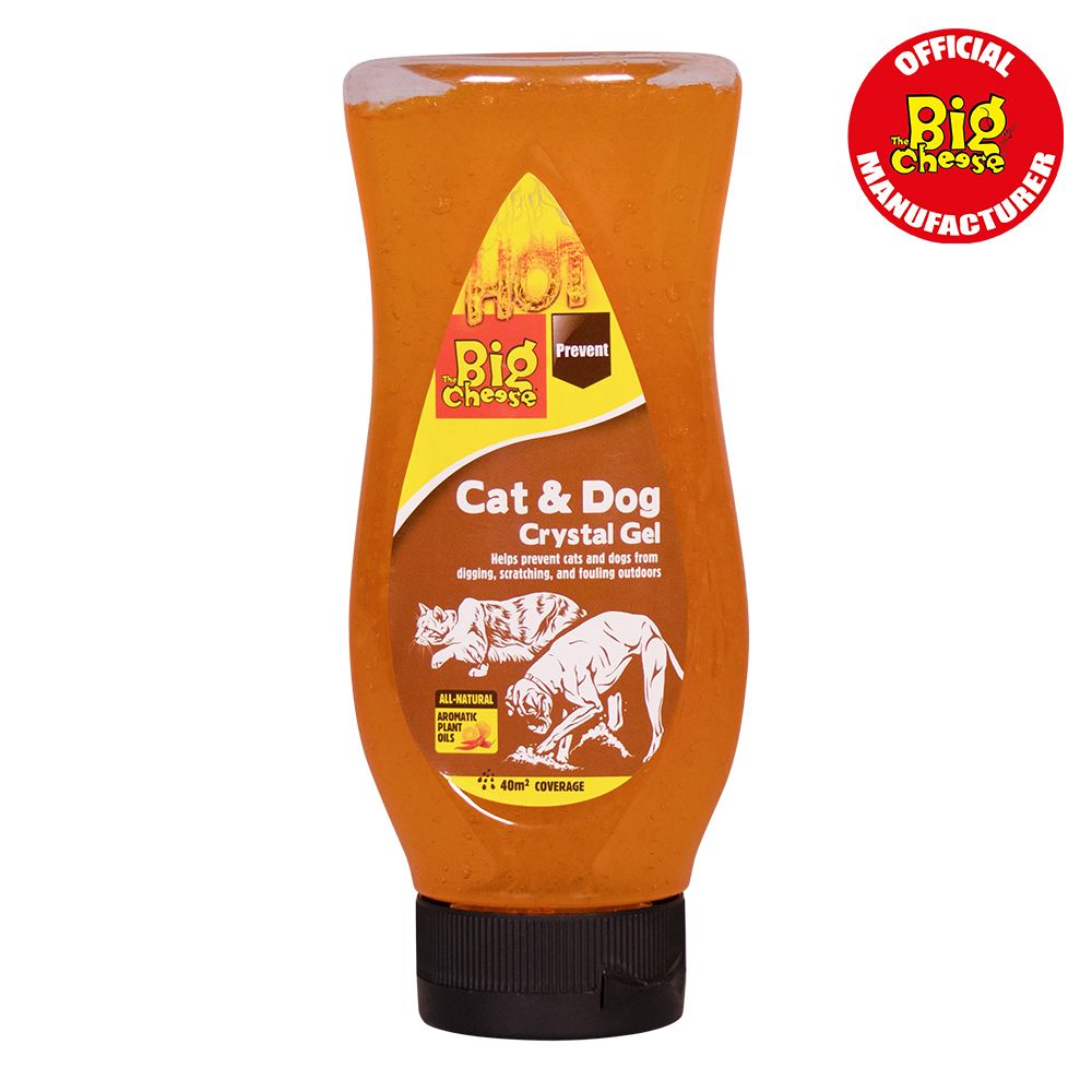 STV619 The Big Cheese Cat & Dog Crystal Gel - 450ml - Effective Humane Deterrent