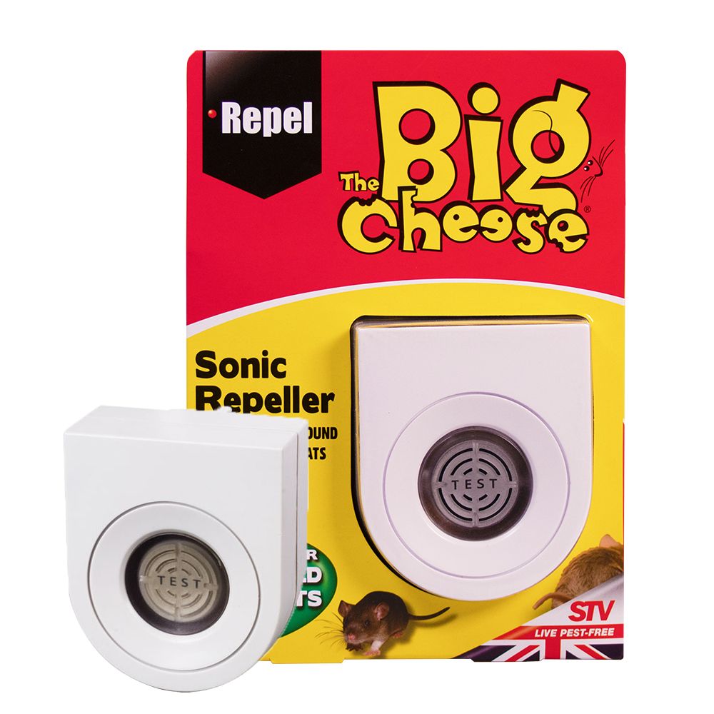 STV717 The Big Cheese Sonic Mouse & Rat Repeller - Plug-In Humane Deterrent for Home,STV717 The Big Cheese Sonic Mouse & Rat Repeller - Plug-In Humane Deterrent for Home