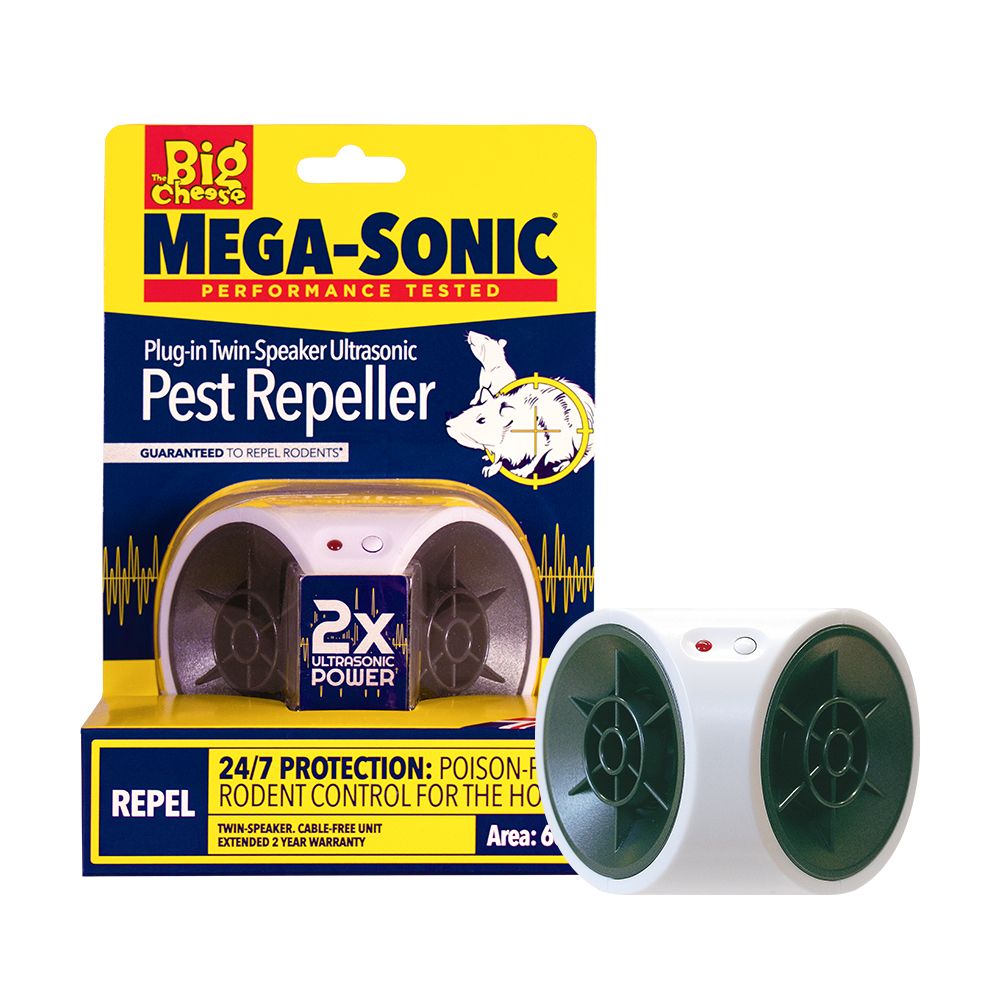 STV723 The Big Cheese Ultra Power Mega-Sonic ® Plug-In Ultrasonic Pest Repeller