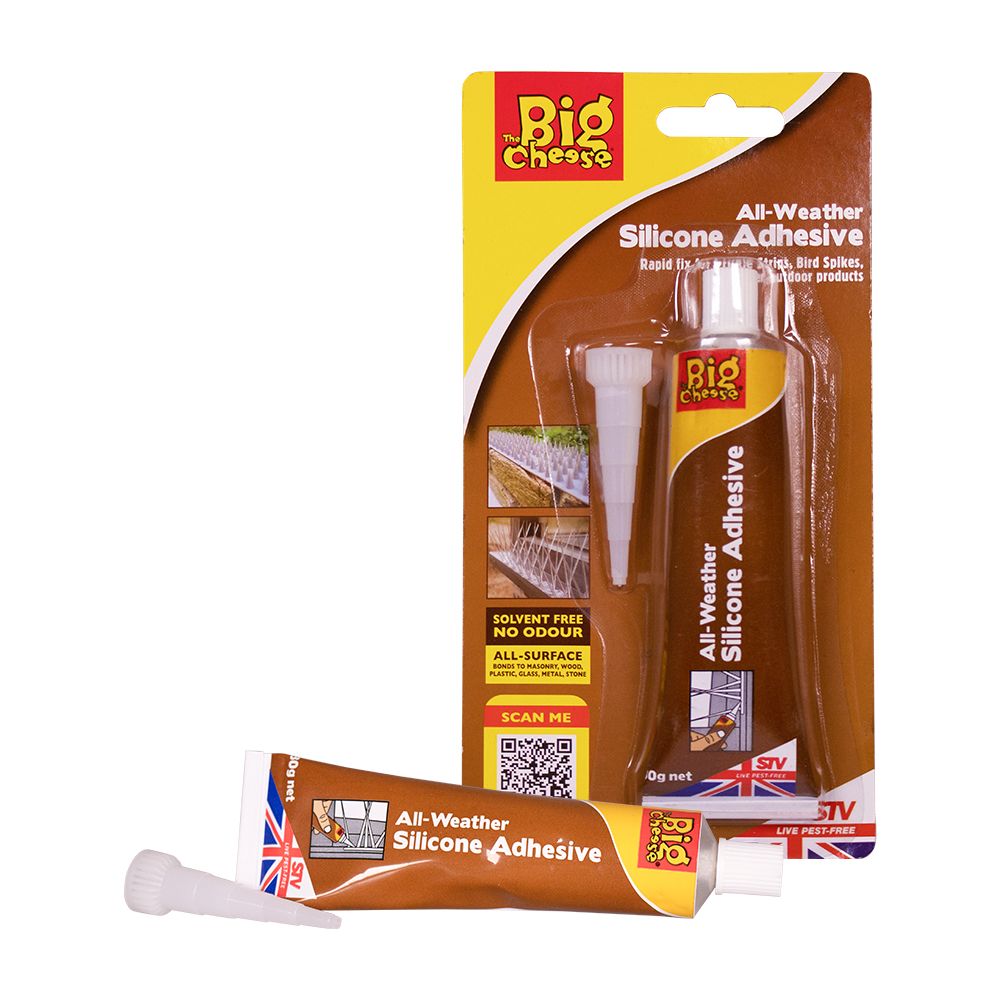 STV902 The Big Cheese All-Weather Silicone Adhesive - Fixing Glue for Fence Toppers