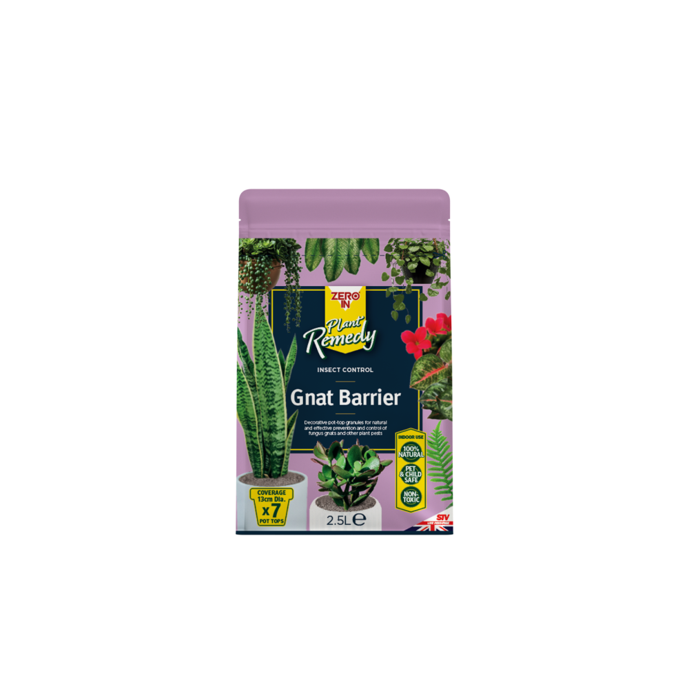 Zero In Plant Remedy Gnat Barrier - 2.5L, Natural Indoor Houseplant Insect Control 