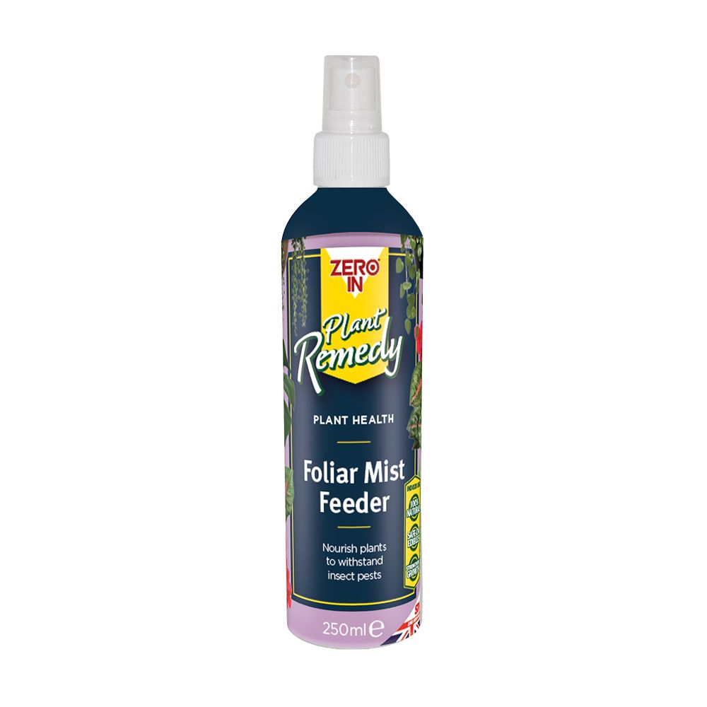 Zero In Plant Remedy Foliar Mist Feeder - 300ml, Houseplant Leaf and Foliage Care, Natural, Sustainable