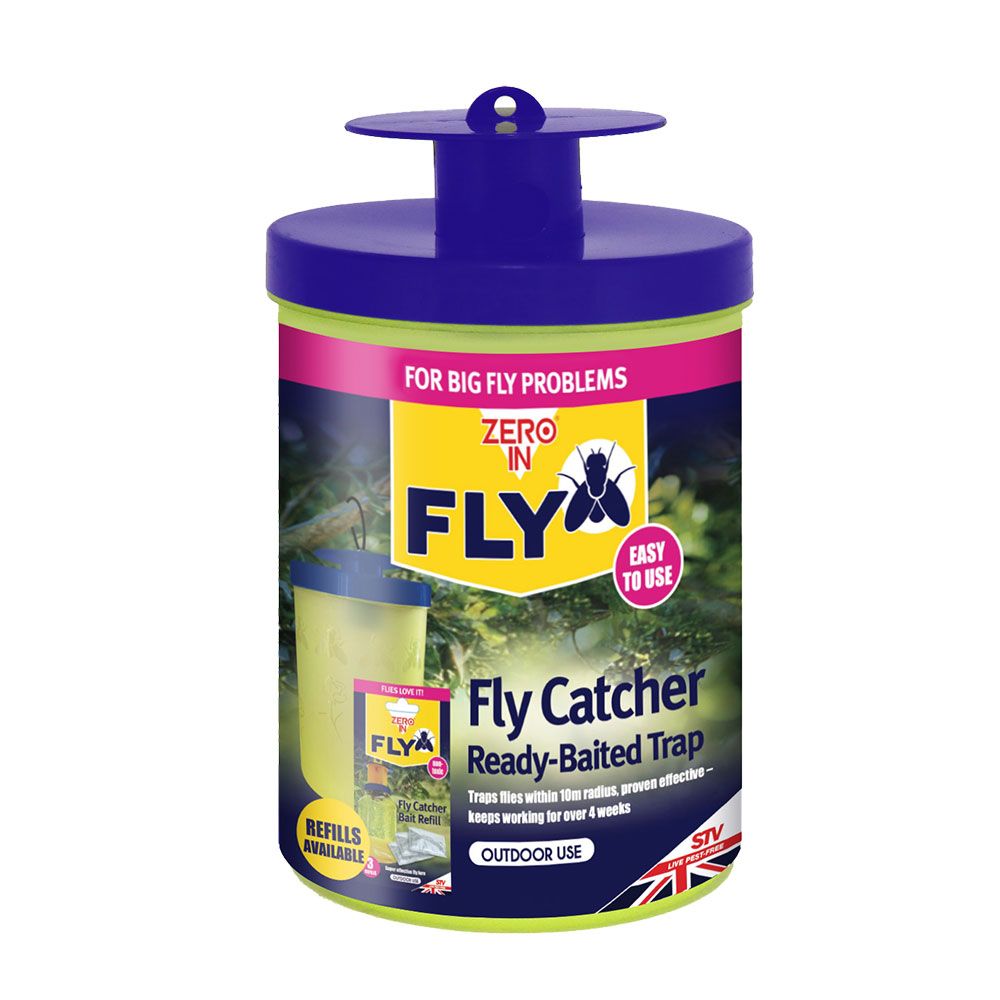 Zero In Fly Catcher Ready-Baited Trap, Outdoor Fly Control