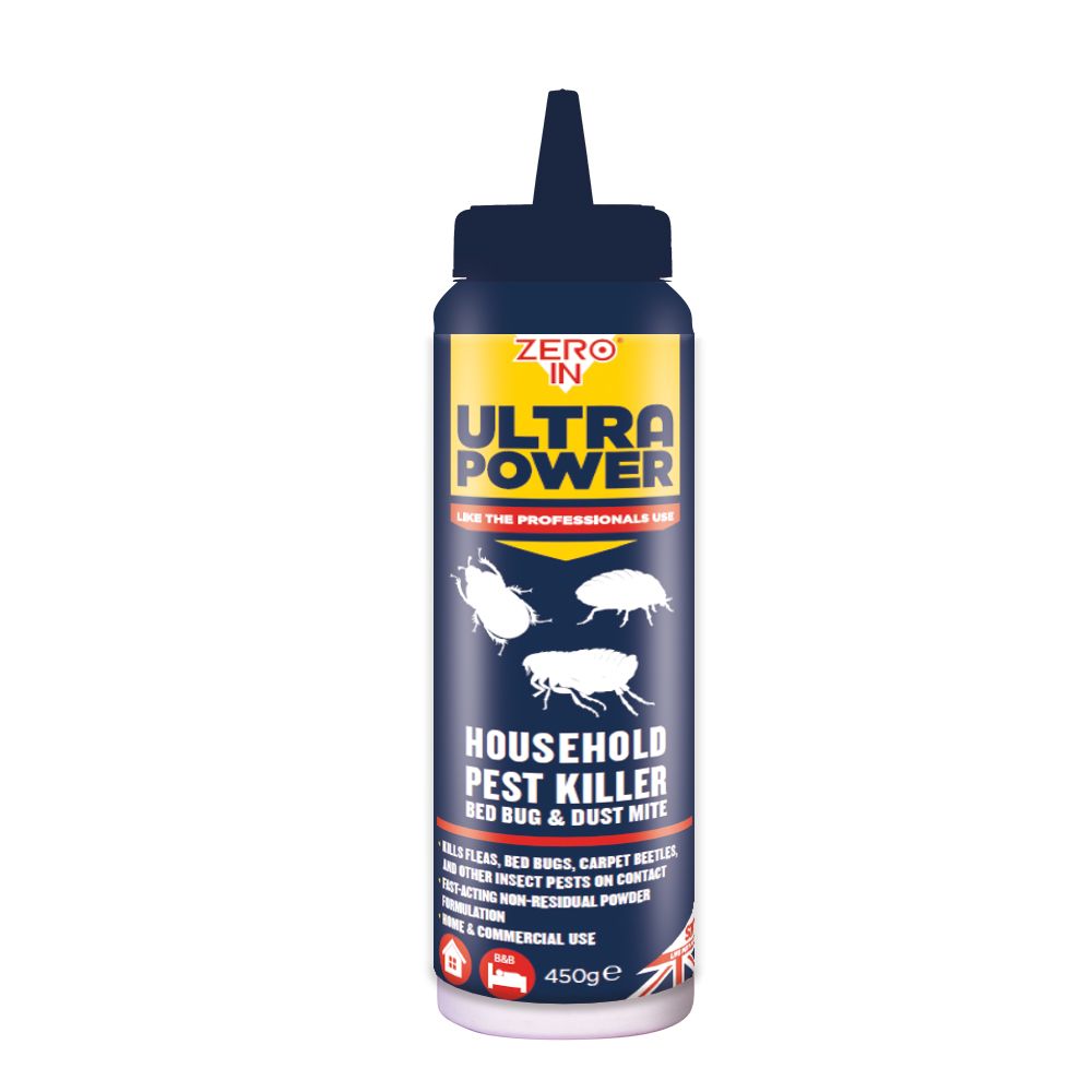 Bed Bug, Flea & Insect Killer Powder 450g | Ant Nest Treatment | Zero In Ultra Power