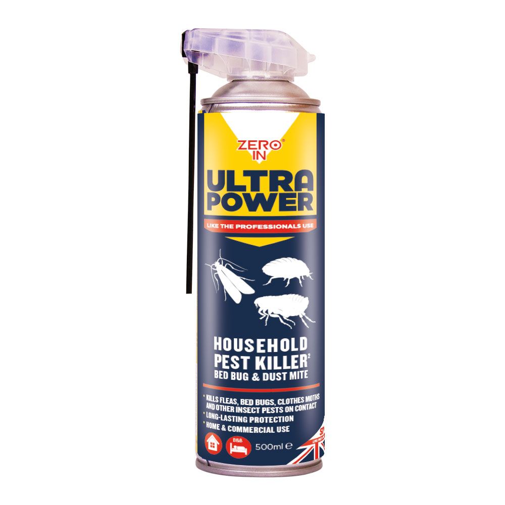 ZER567 Zero In Ultra Power Bed Bug & Dustmite Killer 500ml - Kills & Prevents,ZER567 Zero In Ultra Power Bed Bug & Dustmite Killer 500ml - Kills & Prevents