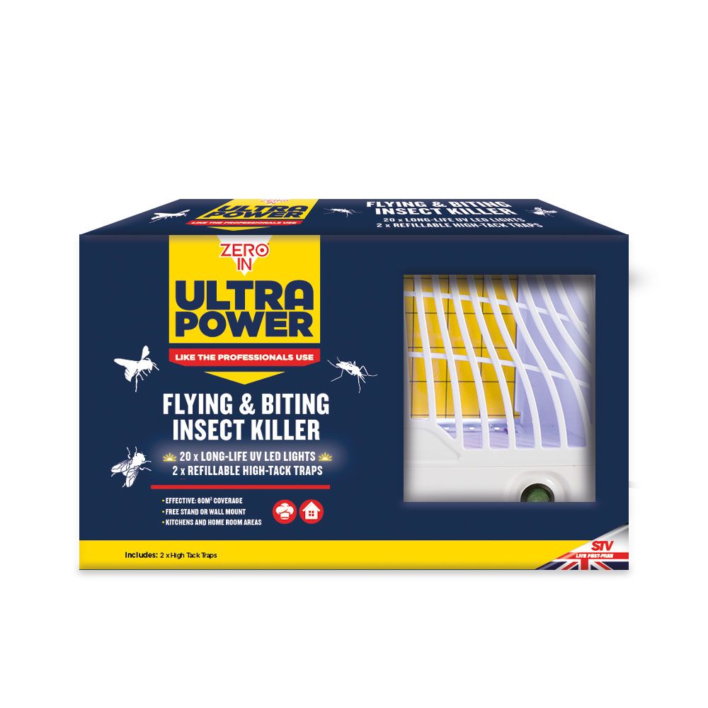 Zero In Ultra Power Flying & Biting Insect Killer, Poison-free solution for protecting home, kitchen and commercial areas