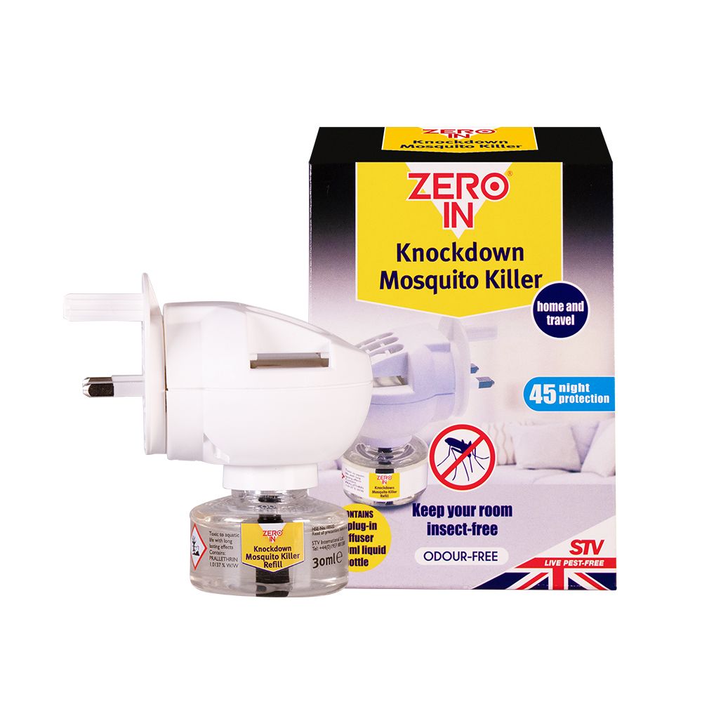 Zero In Knockdown Mosquito Killer, Plug In for Home & Travel Insect Relief