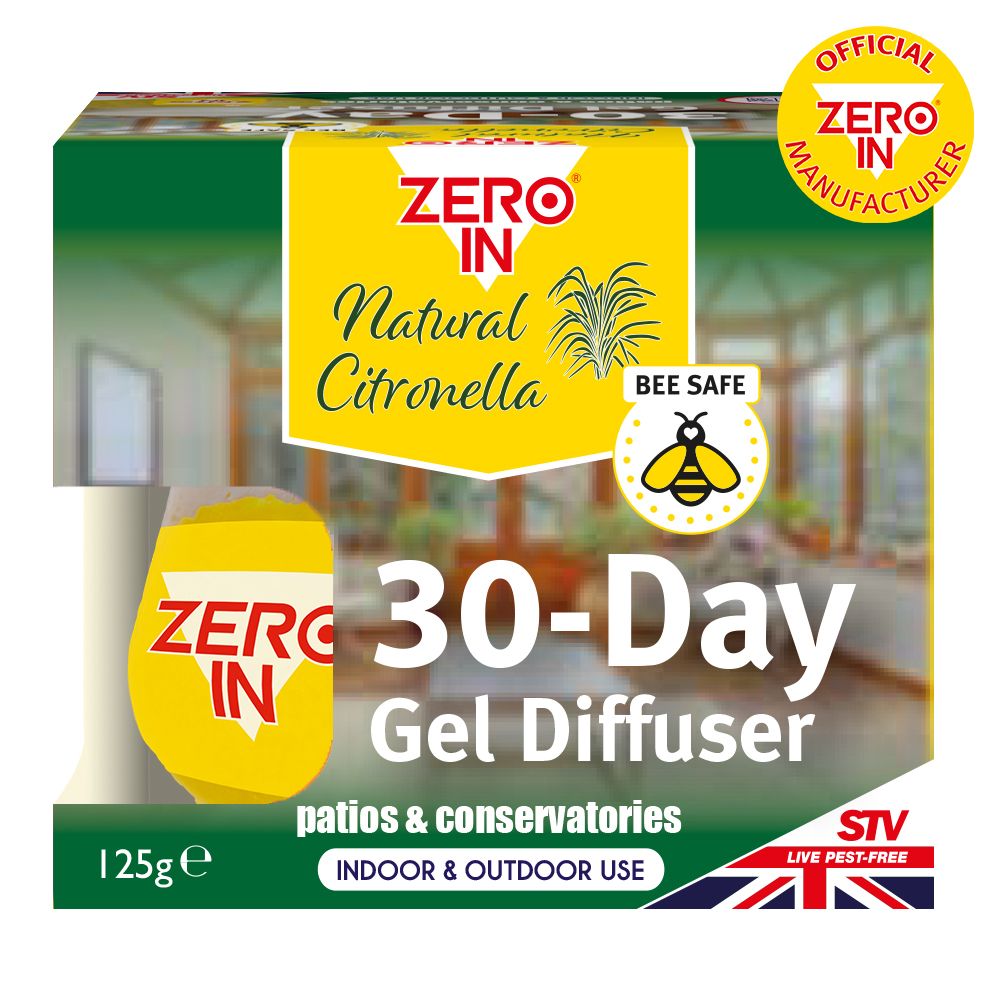Zero In 30-Day Gel Diffuser. Natural Citronella