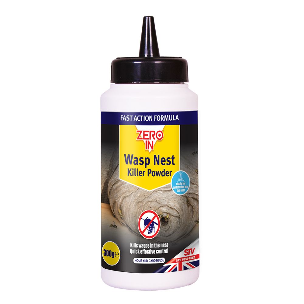 ZER910 Zero In Wasp Nest Control - 300g - Targets Nests Indoors & Outdoors ,ZER910 Zero In Wasp Nest Control - 300g - Targets Nests Indoors & Outdoors 