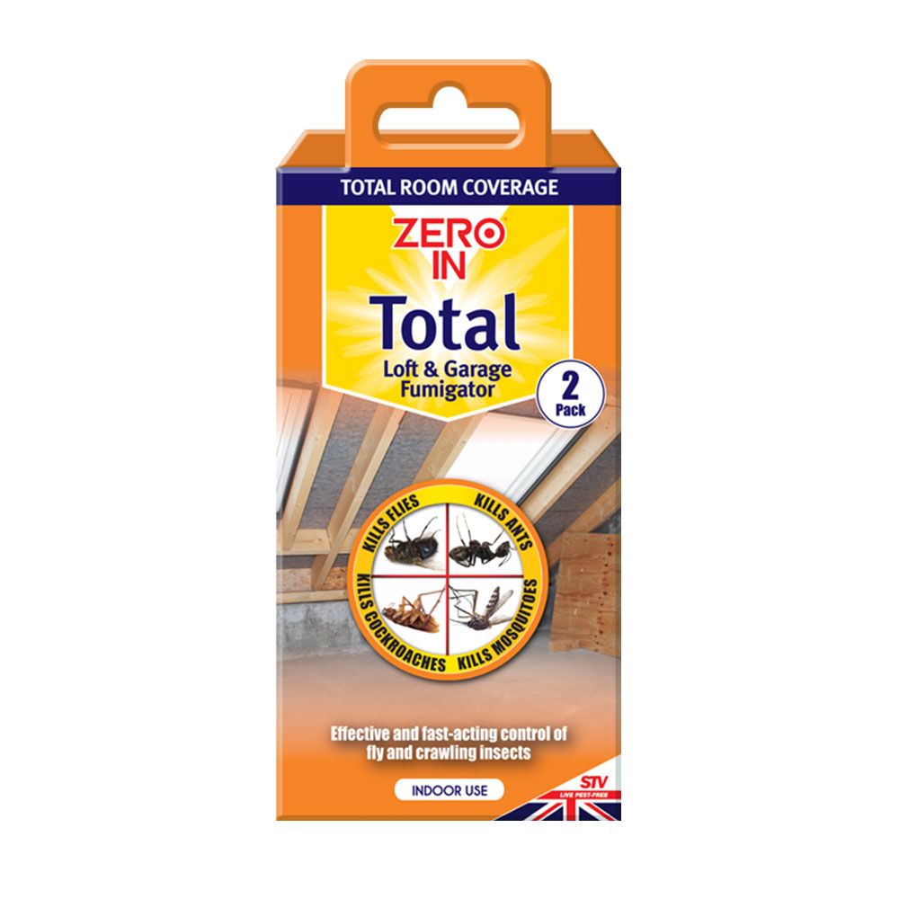 Zero In Total Loft & Garage Fumigator - Twinpack, Total Coverage