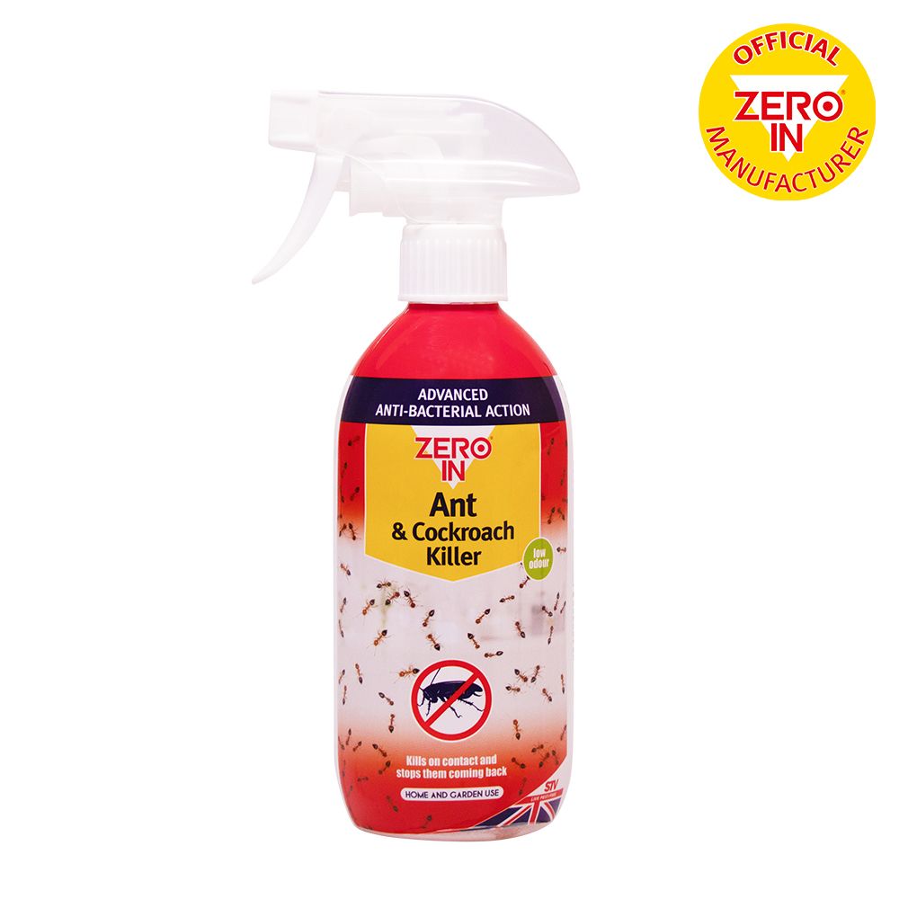 ZER958 Zero In Anti Bacterial Ant & Cockroach Killer 500ml RTU Spray - Home Treatment,ZER958 Zero In Anti Bacterial Ant & Cockroach Killer 500ml RTU Spray - Home Treatment