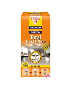 Zero In All-In-One Total Insect & Germ Killer Kit. Long-lasting Control, Prevent Reinfestations. 