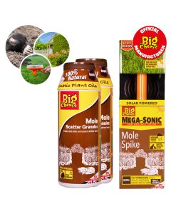 COM128 Repel Moles With Ultra Sonics And Poison-Free Treatments
