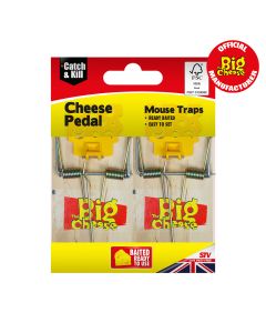 STV100 The Big Cheese Cheese Pedal Mouse Traps - Ready-to-Use Twinpack,STV100 The Big Cheese Cheese Pedal Mouse Traps - Ready-to-Use Twinpack