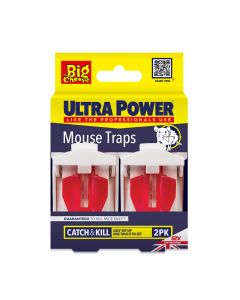 STV148 The Big Cheese Ultra Power Mouse Traps (Ready Baited Easy to Set) - Twin Pack,STV148 The Big Cheese Ultra Power Mouse Traps (Ready Baited Easy to Set) - Twin Pack