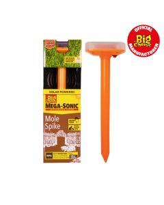 STV757 The Big Cheese Hi-Vis Mega-Sonic® Solar Mole Spike - Natural Mole Deterrer
