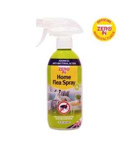 ZER021 Zero In Home Flea Spray 500ml - Kills Fleas Eggs & Their Larvae