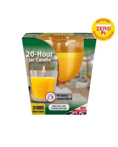 Zero In 20-Hour Jar Candle. Natural Citronella. Mosquito Repeller