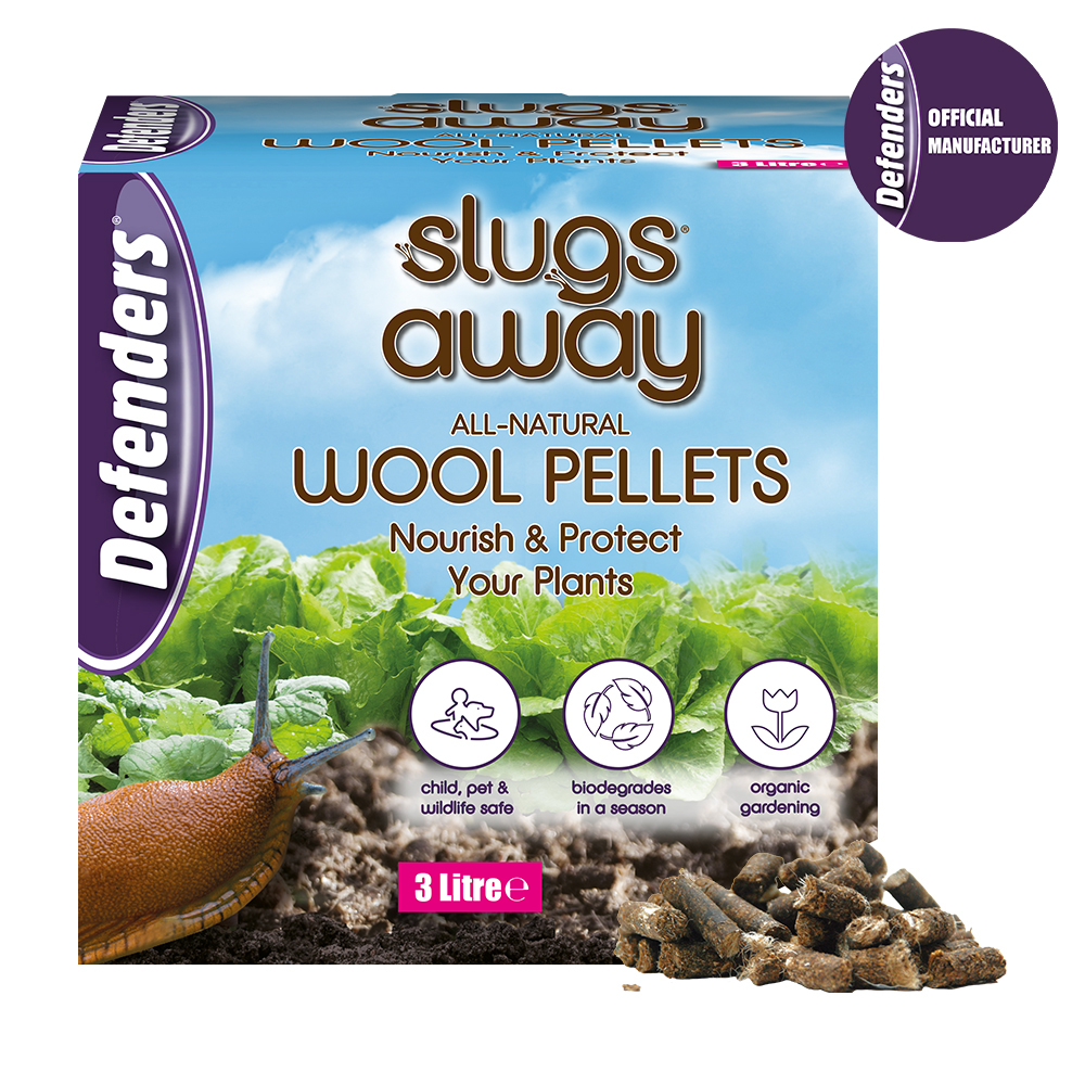 Defenders Slugs Away® Wool Pellets 3L Natural, Poison Free Slug Deterrent