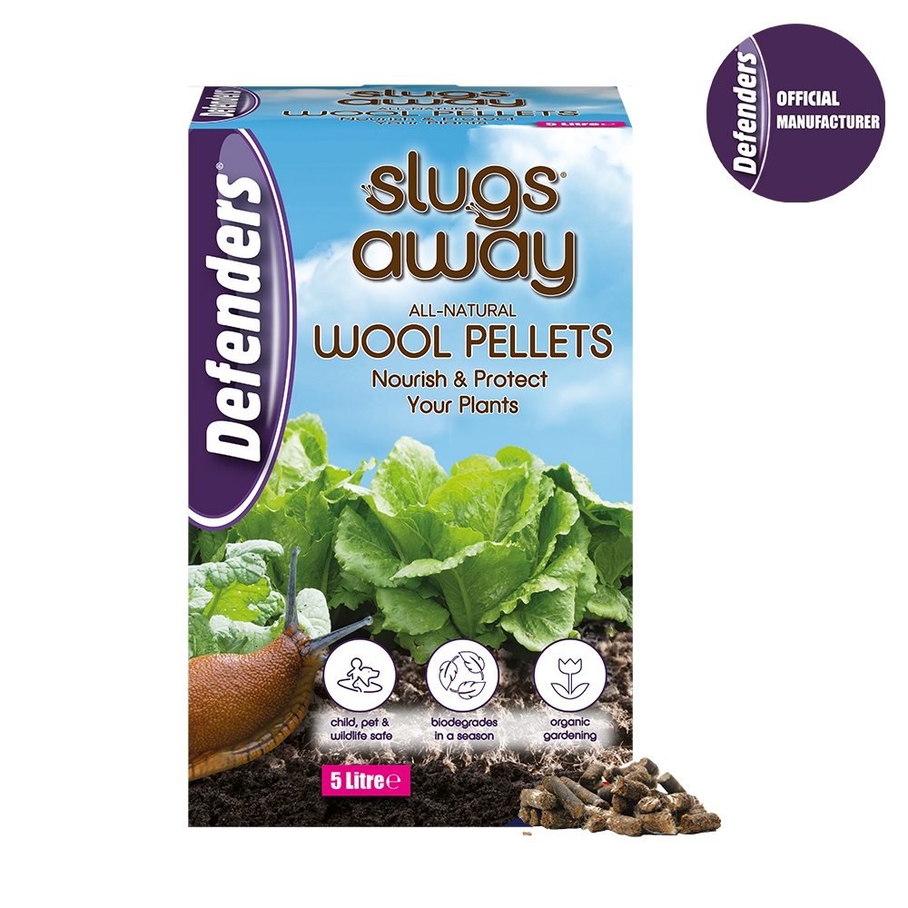 Defenders Slugs Away® Wool Pellets 5L Natural, Poison Free Slug Deterrent