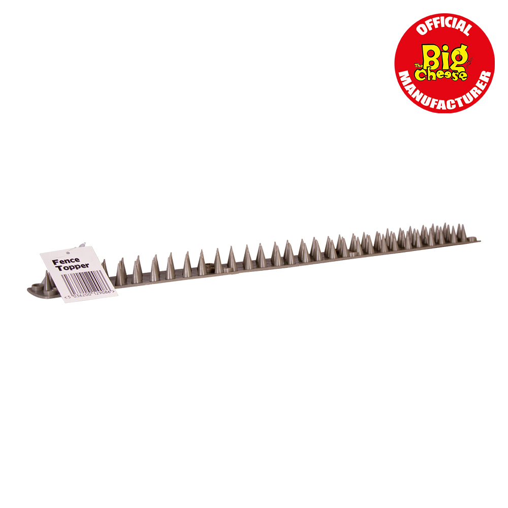 The Big Cheese Prickle Strip Garden Fence Topper - Deters Pests from Gardens