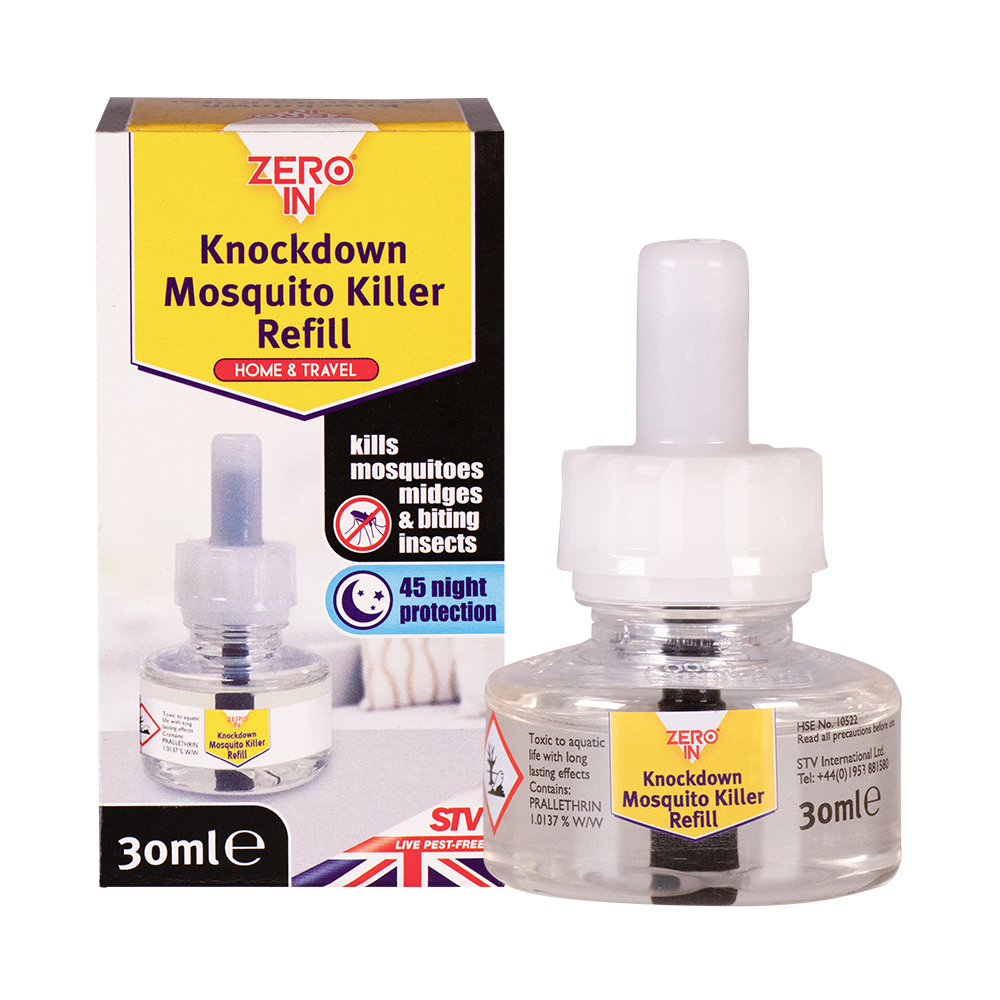 Zero In Knockdown Mosquito Killer Refill - 30ml, Refill for ZER740